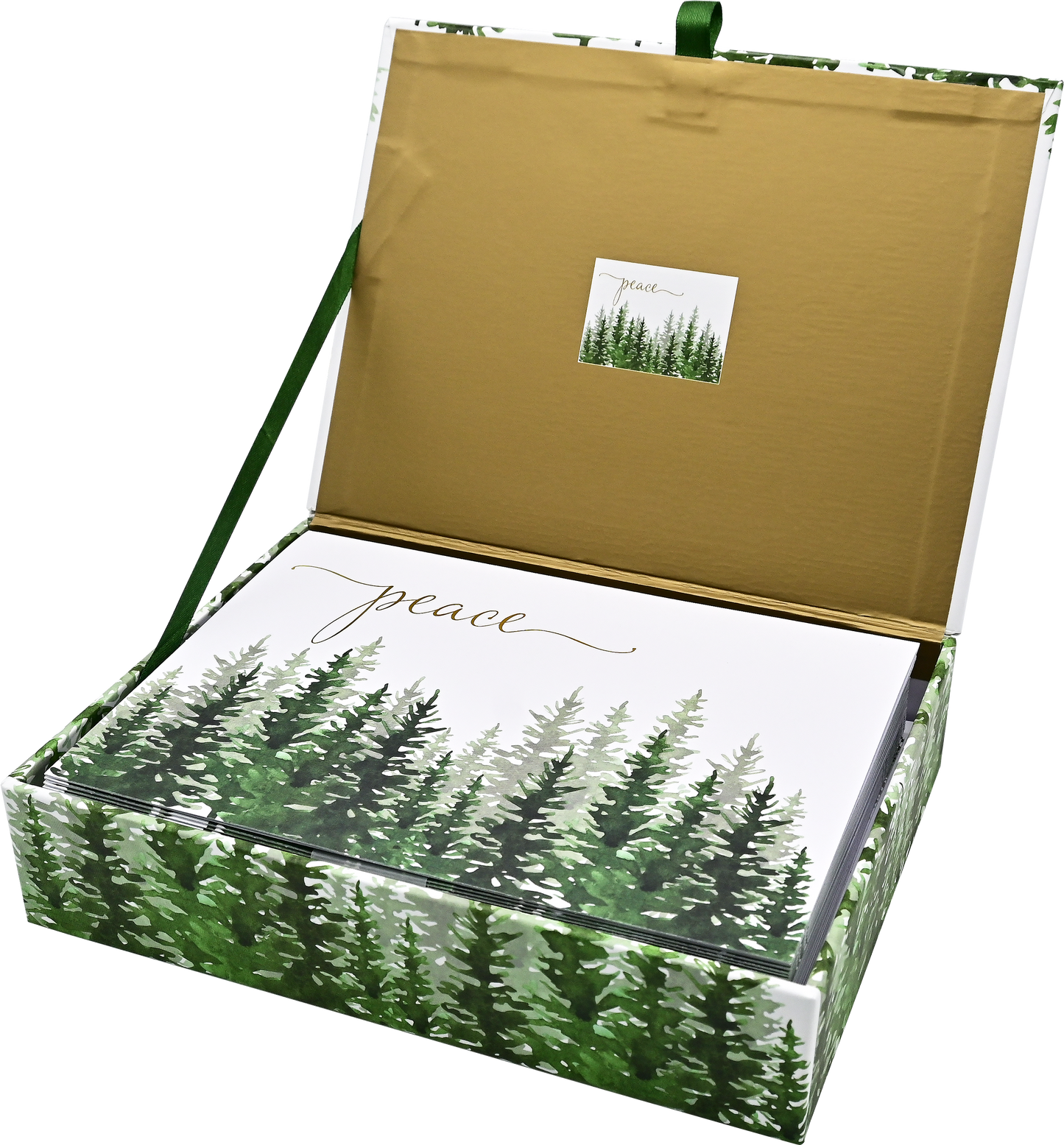 Peter Pauper Press - Winter Evergreens Deluxe Boxed Holiday Cards