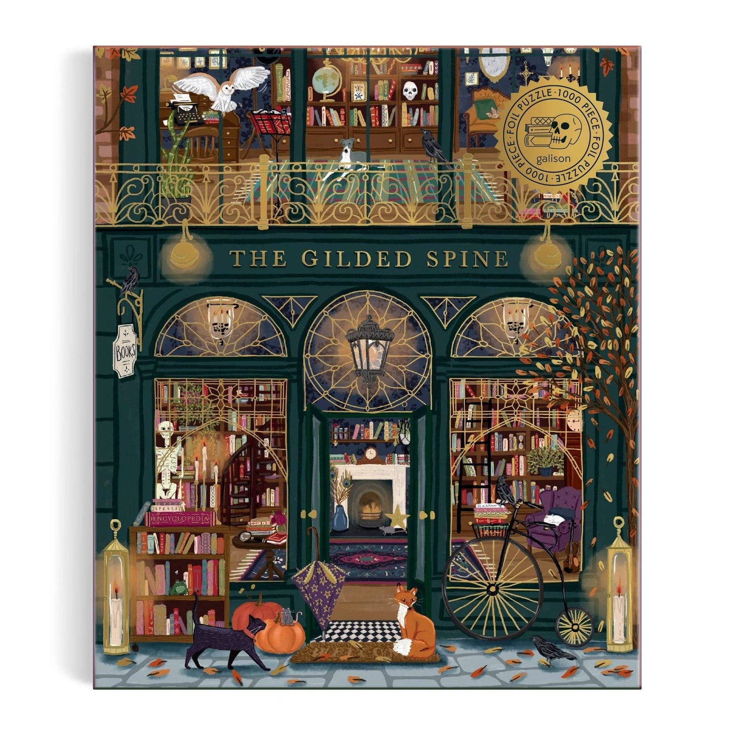 Chronicle Books - The Gilded Spine 1000 Piece Foil Puzzle