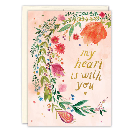 My Heart Is With You Sympathy Card - Biely & Shoaf