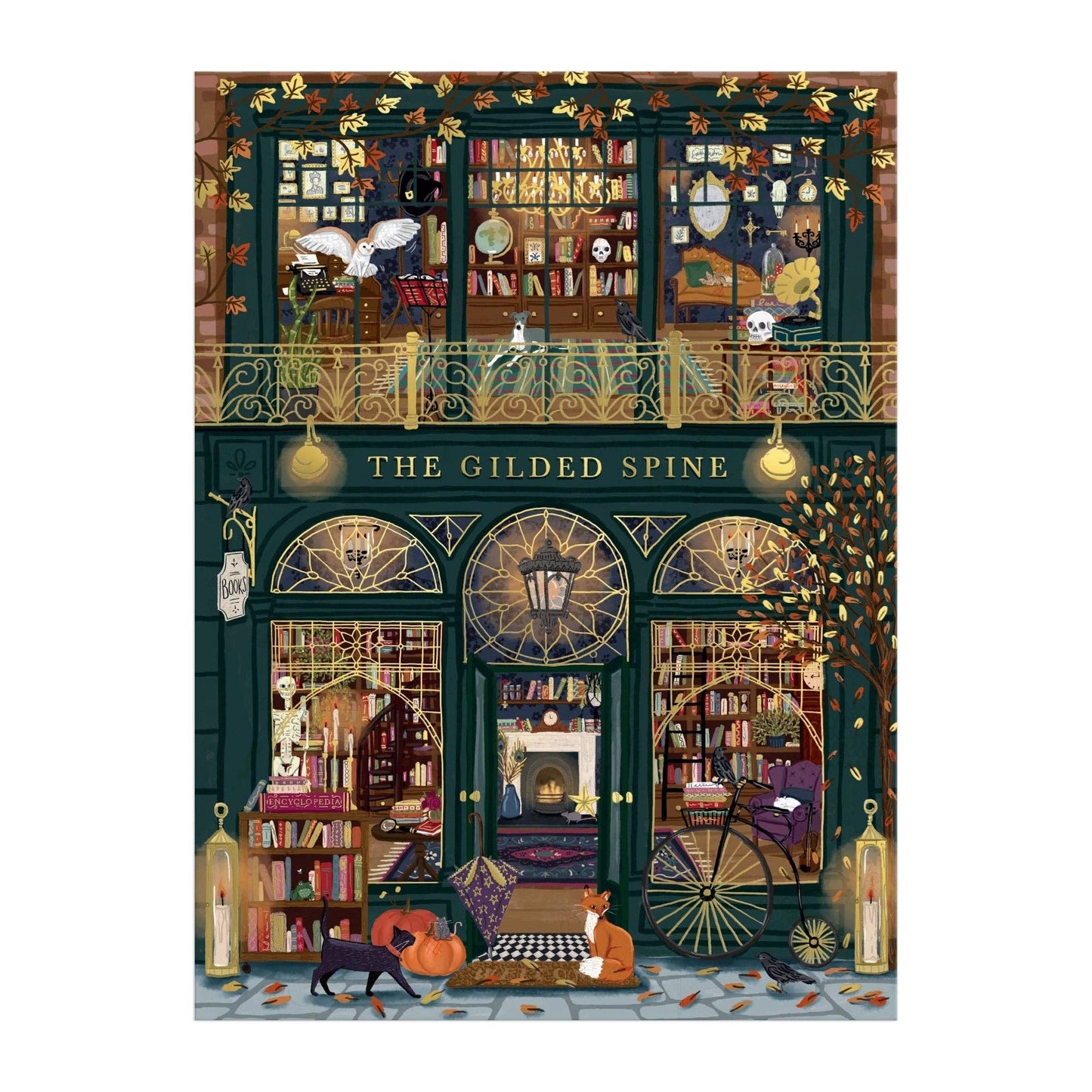 Chronicle Books - The Gilded Spine 1000 Piece Foil Puzzle