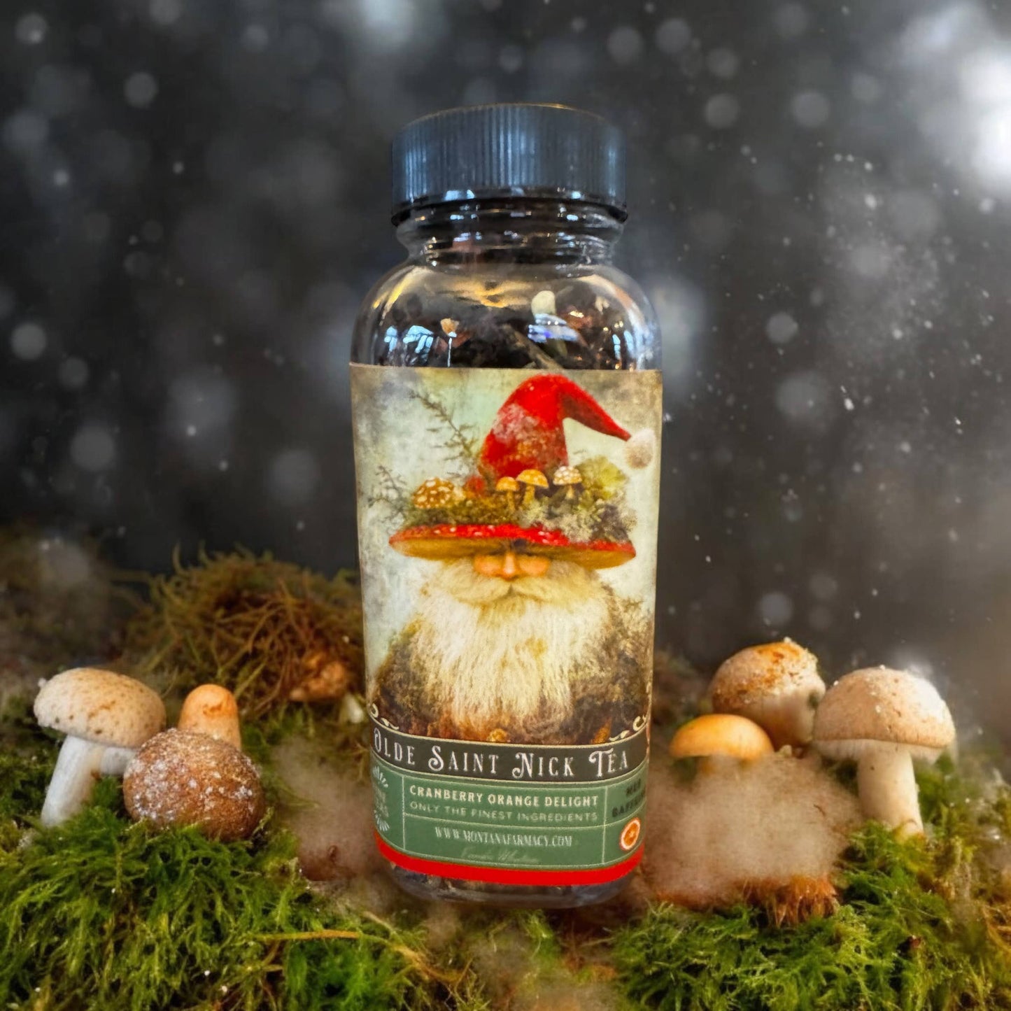 Montana Farmacy - Olde Saint mushroom Nick Vintage Victorian Christmas Tea