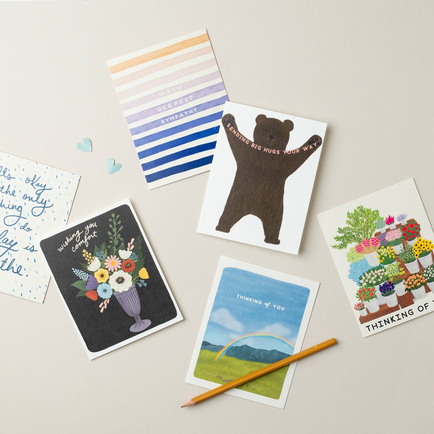 Slightly Stationery - Thinking of You Rainbow | Thinking of You Card