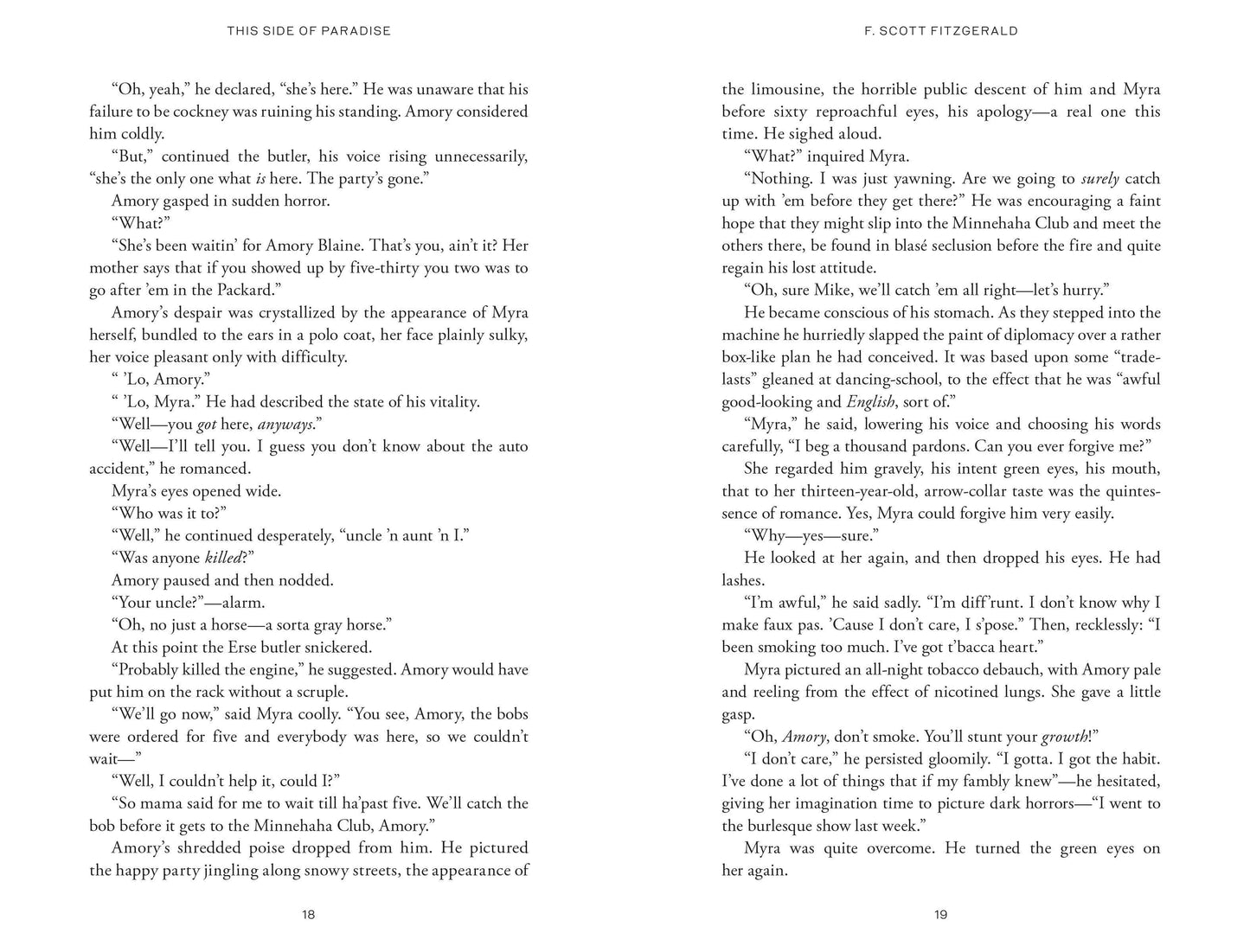 This Side of Paradise by F. Scott Fitzgerald