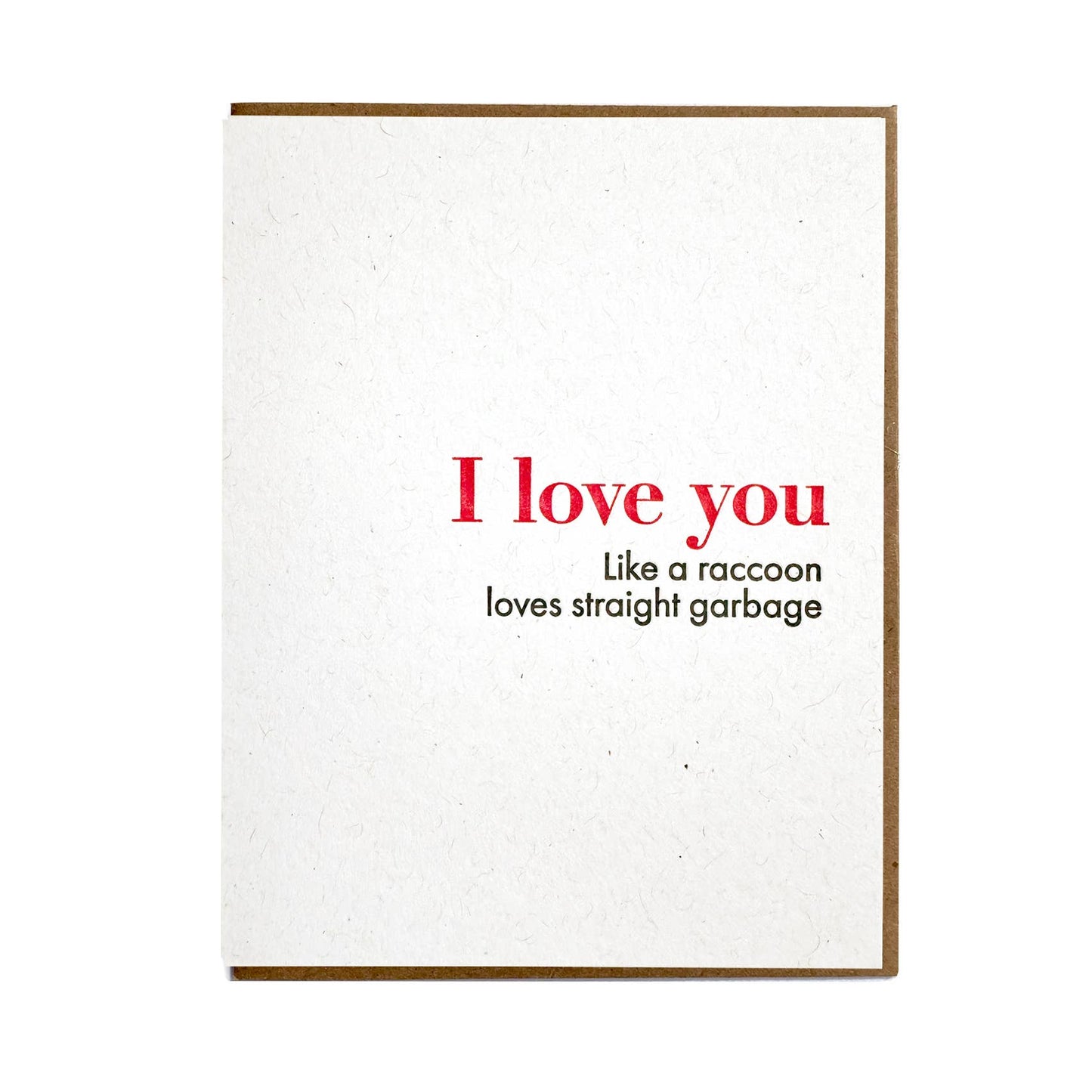 Lady Pilot Letterpress - Straight Garbage Greeting Card