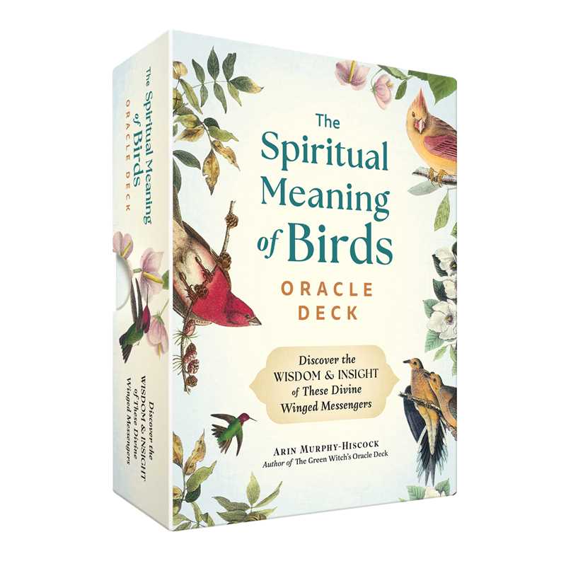 Simon & Schuster - Spiritual Meaning of Birds Oracle Deck by Arin Murphy-Hiscock: Flashcards; 50 pages / English