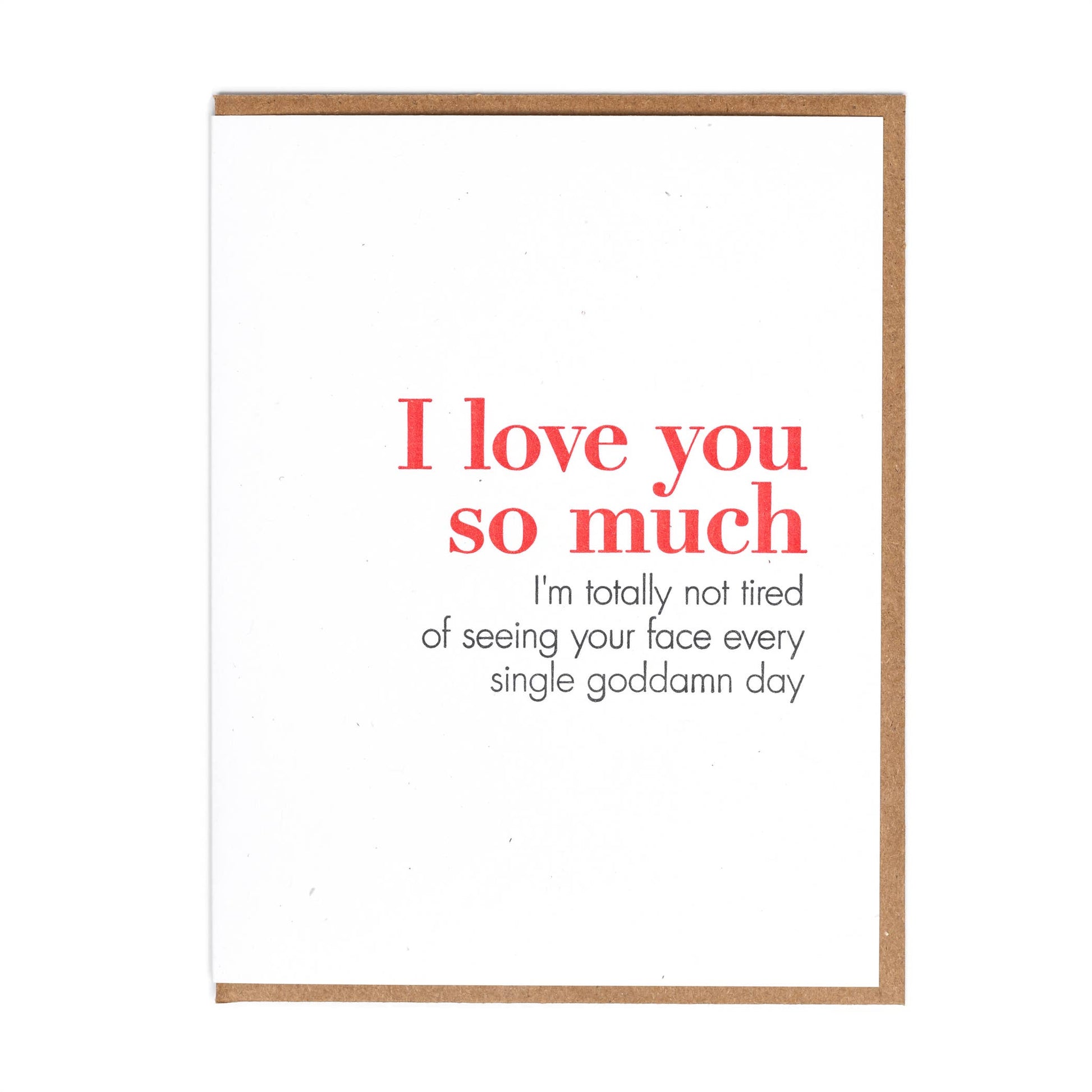 Lady Pilot Letterpress - Not Tired Greeting Card - Stomping Grounds