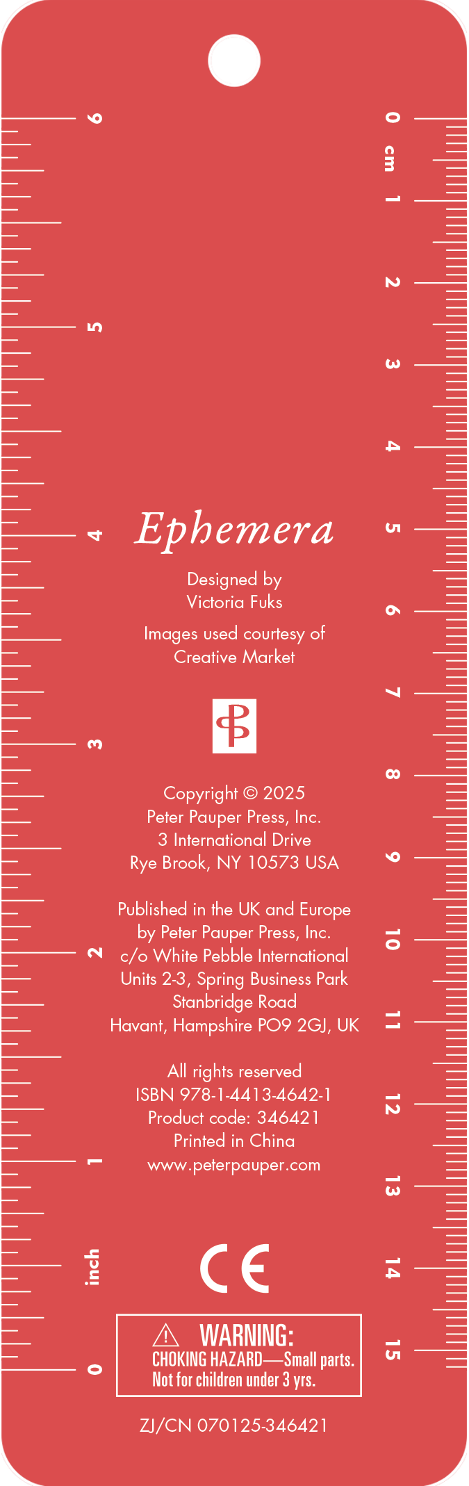 Ephemera Beaded Bookmark - Stomping Grounds