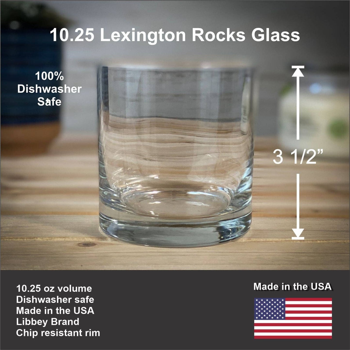 Lake Life Canoe Paddles - 10.25 oz Rocks Glass: Knob Bottom