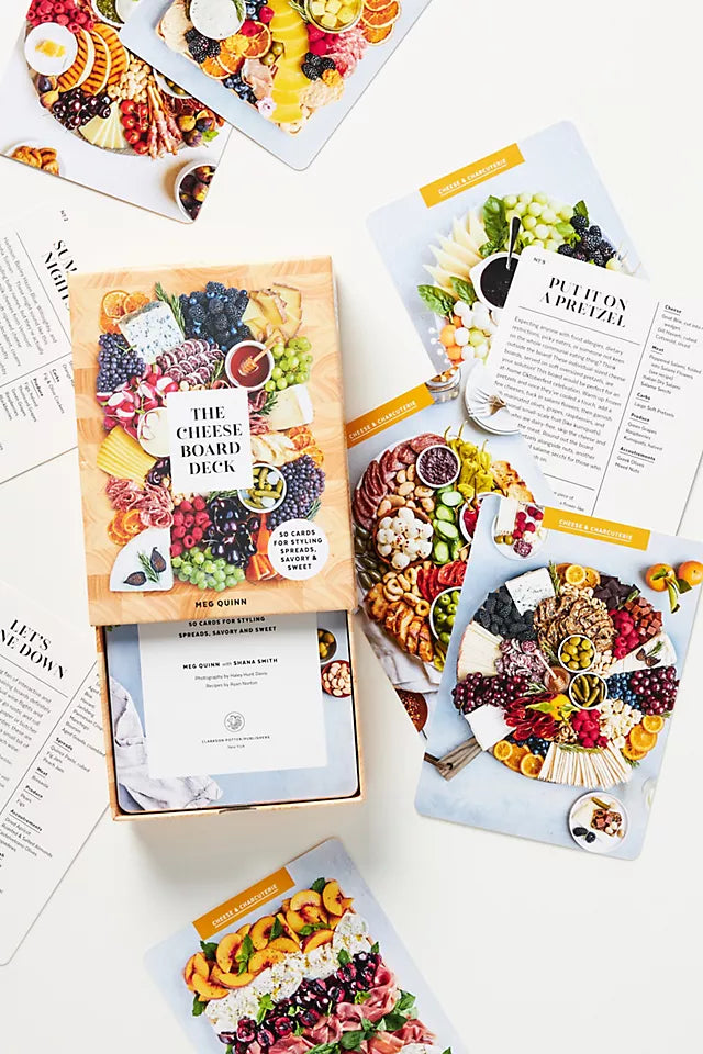 The Cheese Board Deck, 50 Cards for Styling Spreads, Savory and Sweet by Meg Quinn