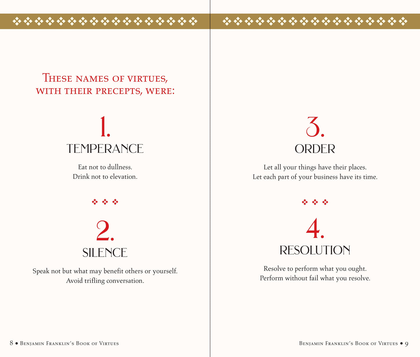 Ben Franklin's Book of Virtues