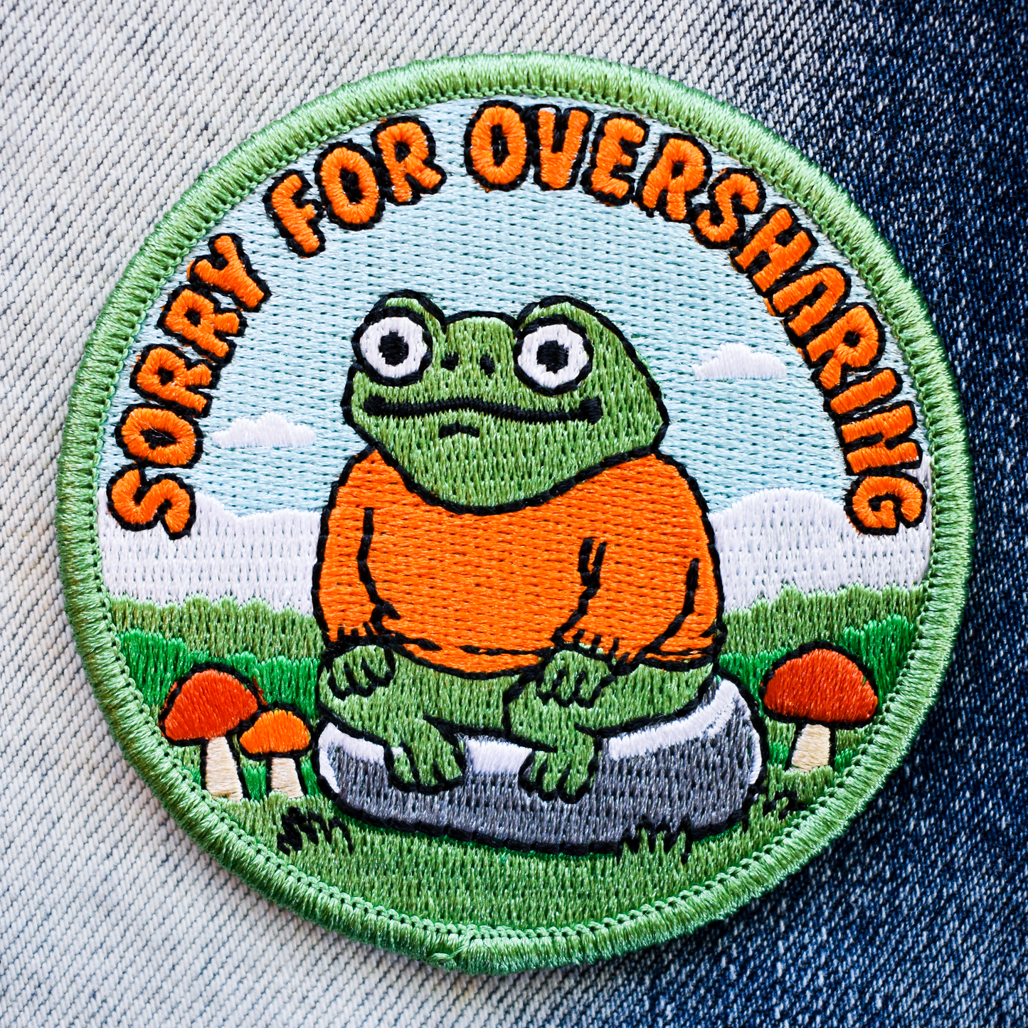Retrograde Supply Co. - Sorry For Oversharing (Iron-On Patch)