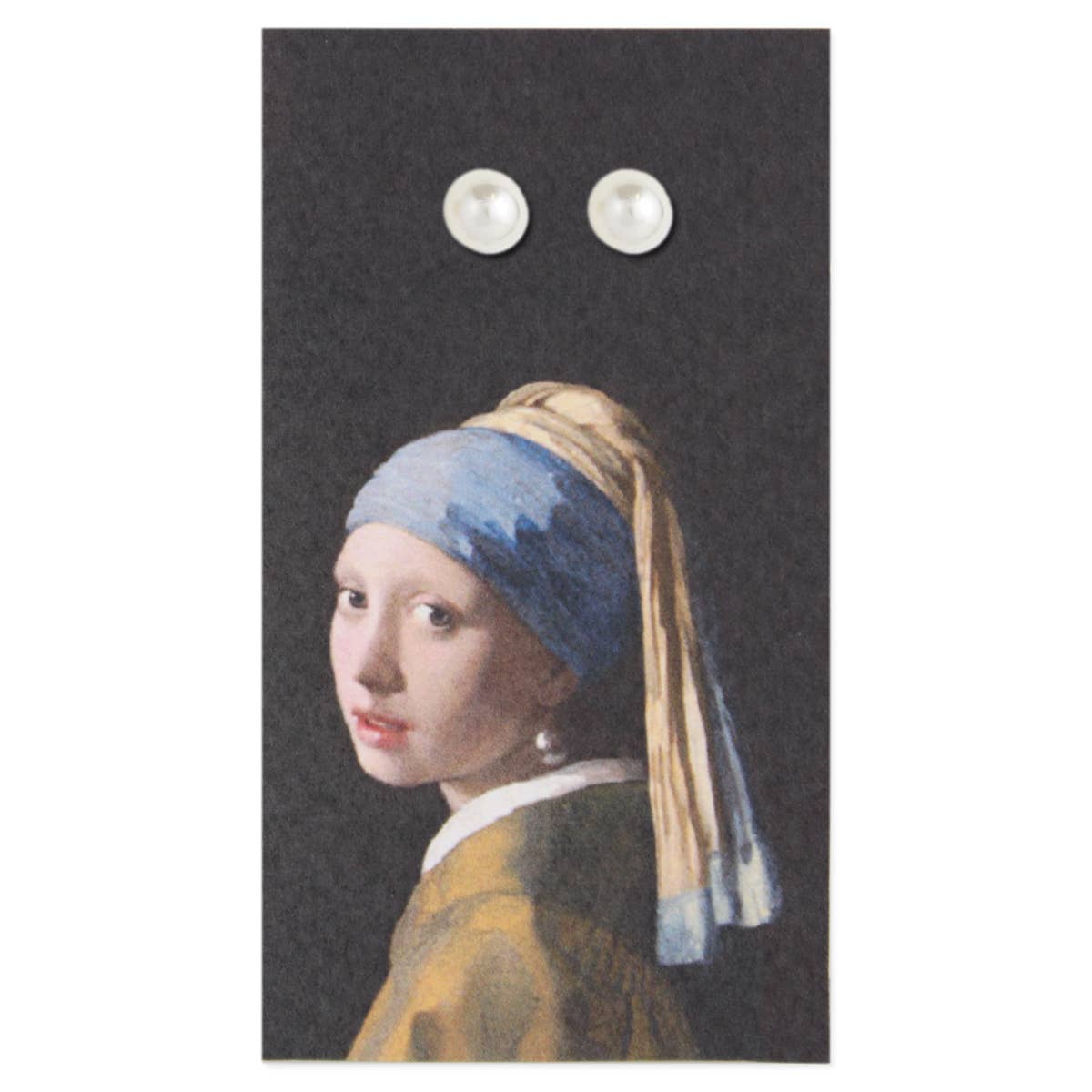 ZAD - The Girl with a Pearl Post Earrings