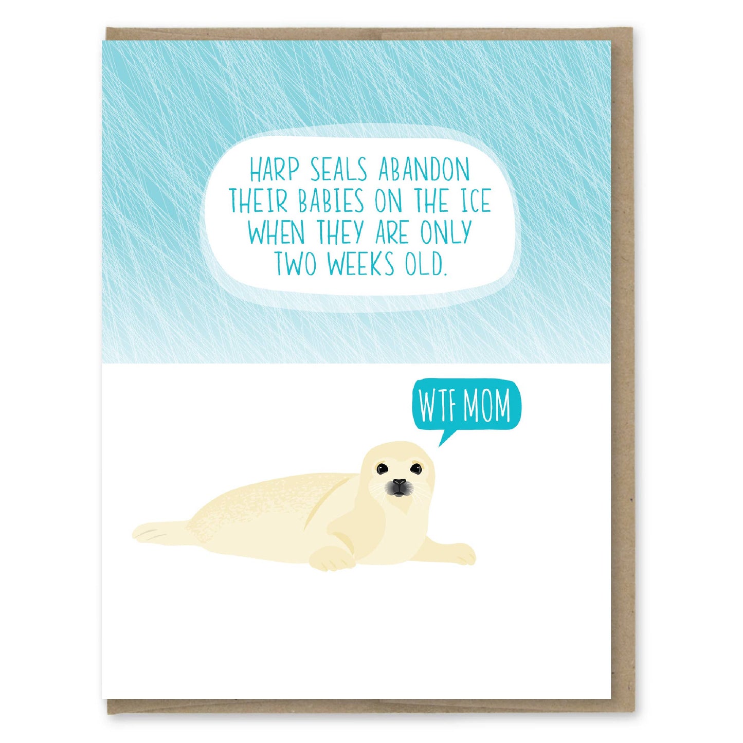 Modern Printed Matter - Abandoned Seal Mother's Day Card