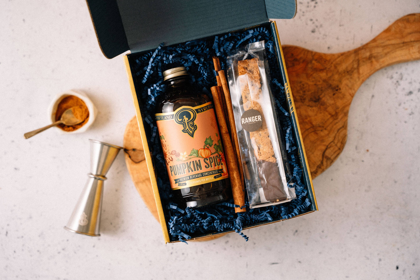 Portland Syrups - Pumpkin Spice Syrup 12 oz - coffee, tea, cocktail mixer
