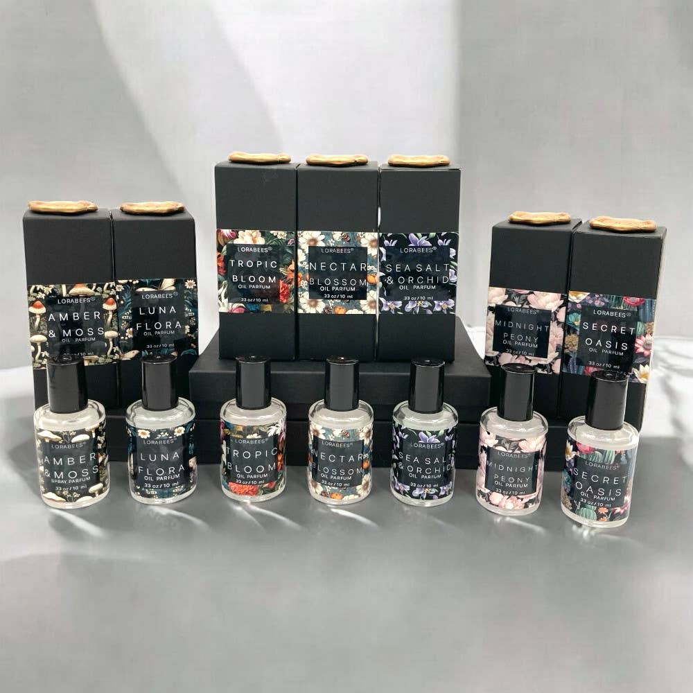 Lorabees - Jardin De Lune Noire Roller Oil Parfums: Midnight Peony