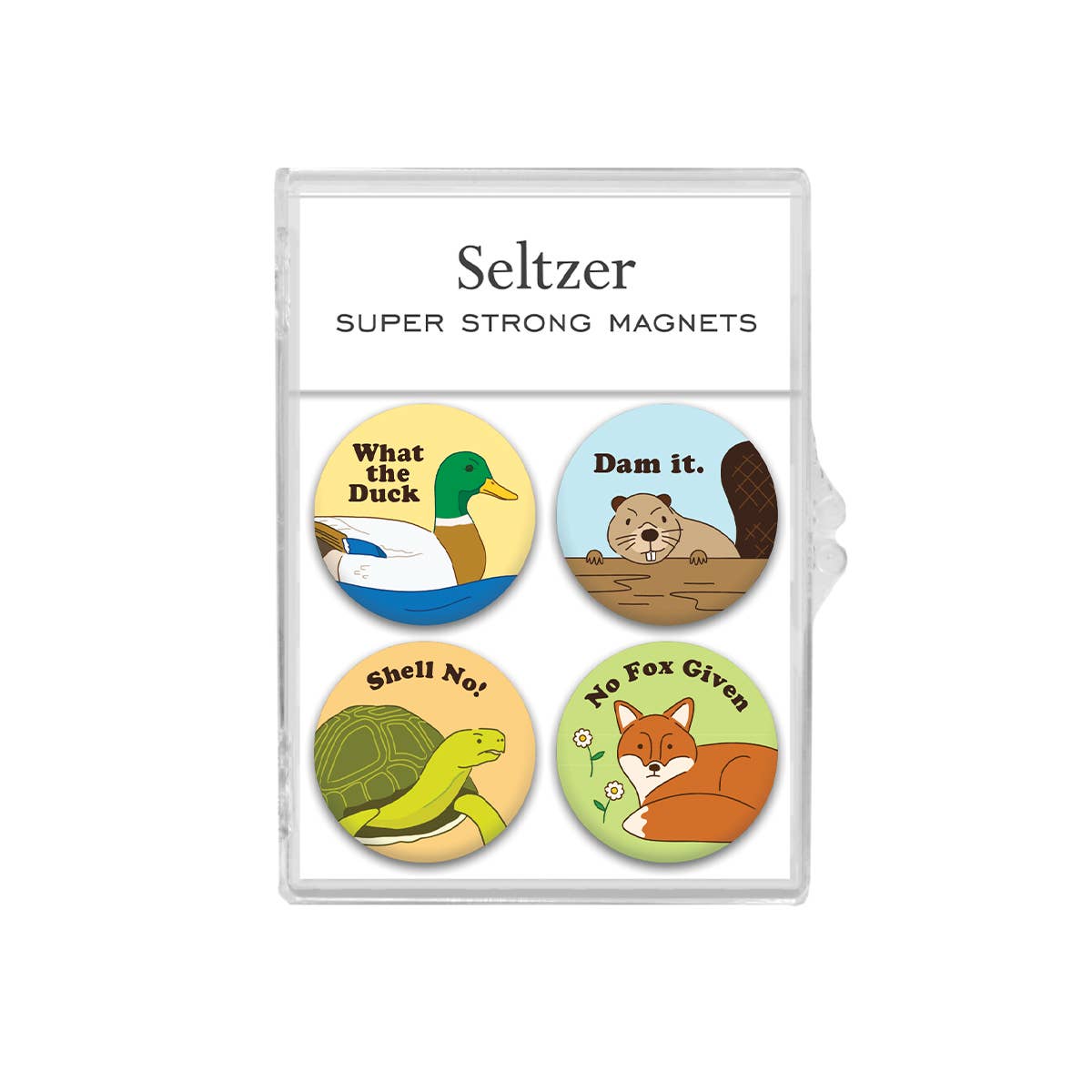 Seltzer Goods - Animal Expletives Magnet Set