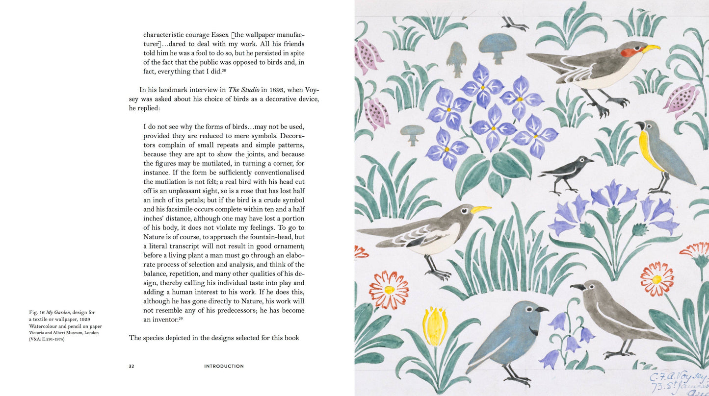 Voysey's Birds and Animals: Hardcover