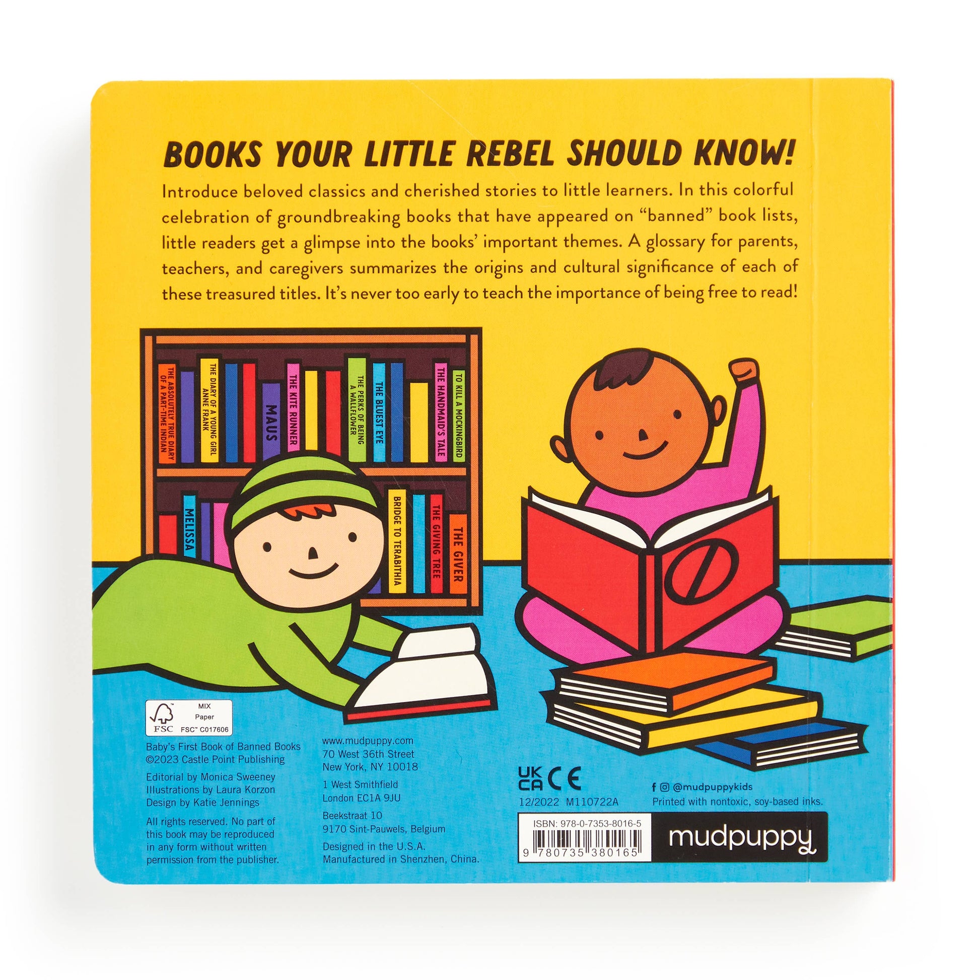Leisel's First Book Baby's First Book of Banned Books – Stomping Grounds