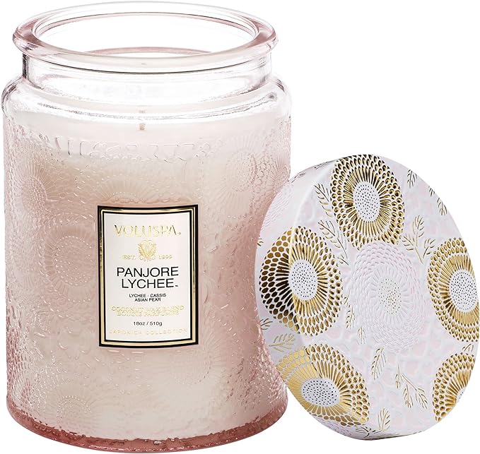 Panjore Lychee - Voluspa large jar candle