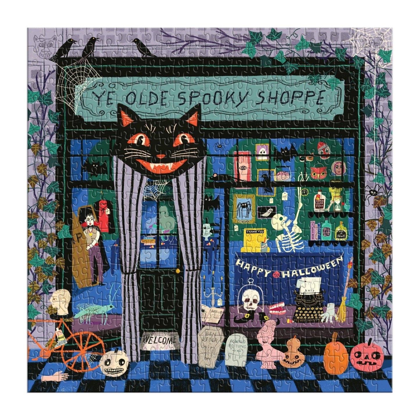 Chronicle Books - Ye Olde Spooky Shoppe 500 Piece Puzzle
