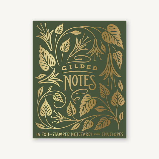 Gilded Notes Notecards