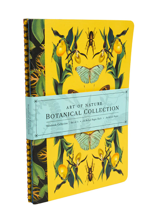 Art of nature Botanical Notebook Collection set of 3