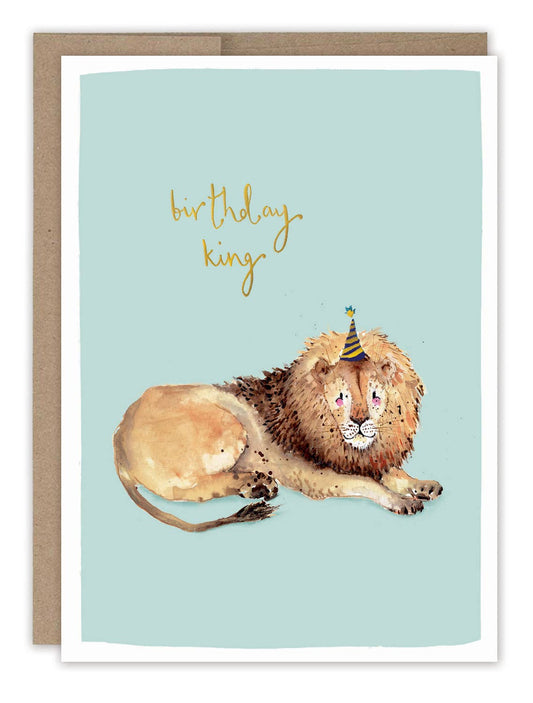 Biely & Shoaf - Birthday King Lion Card