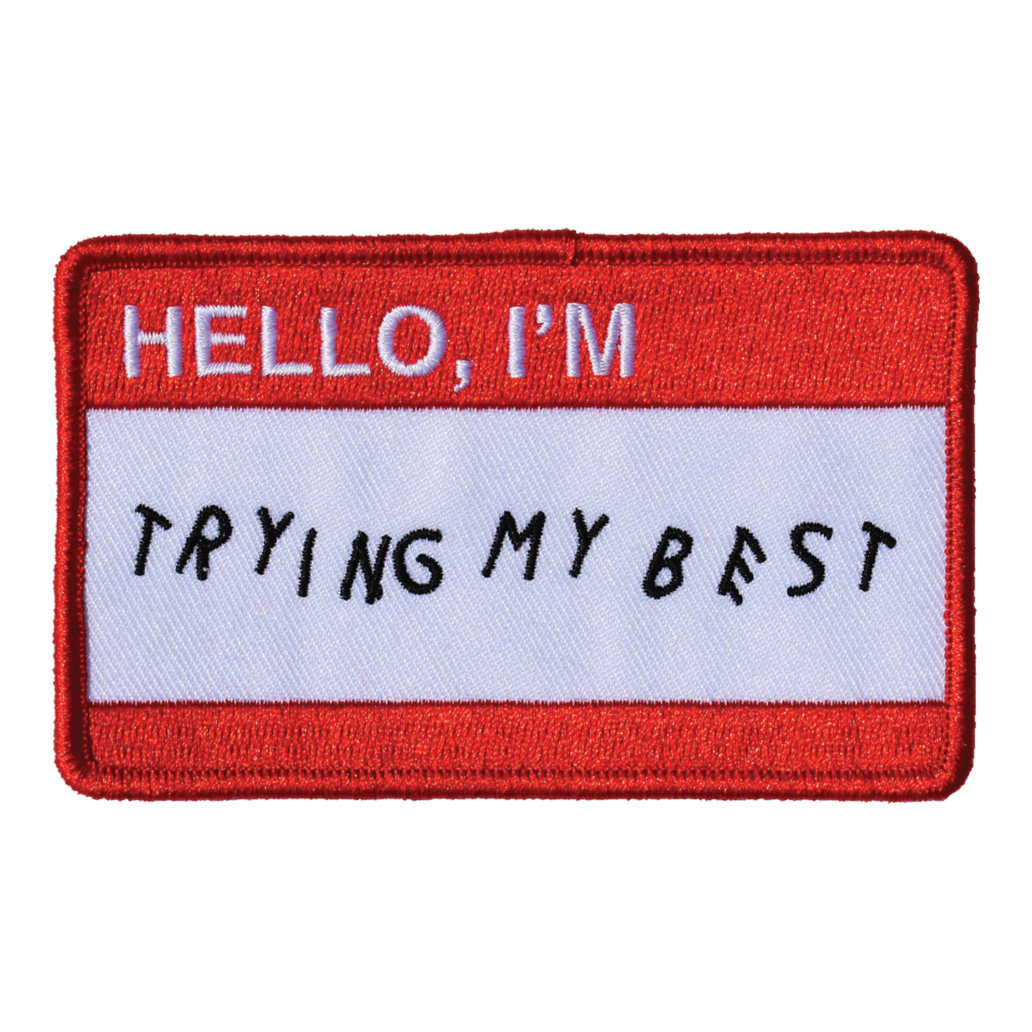 Retrograde Supply Co. - Trying My Best (Iron-On Patch)