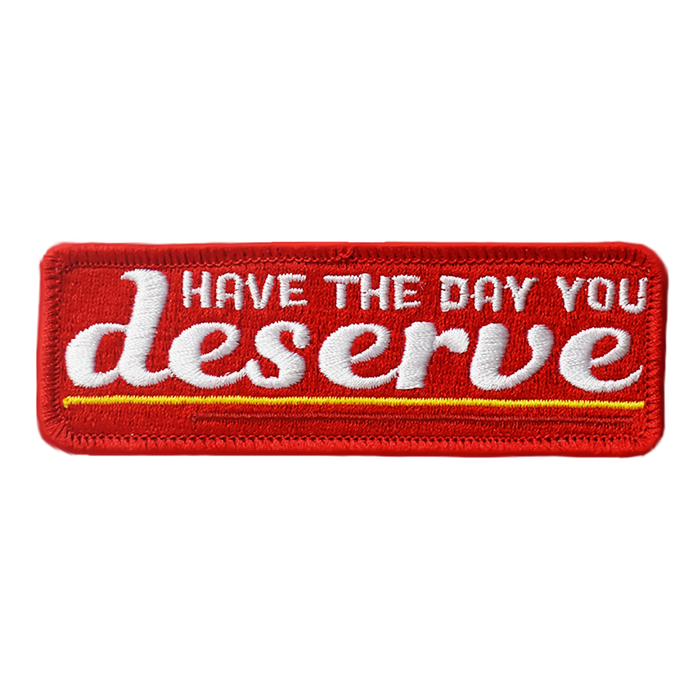 Retrograde Supply Co. - Day You Deserve (Iron-On Patch)