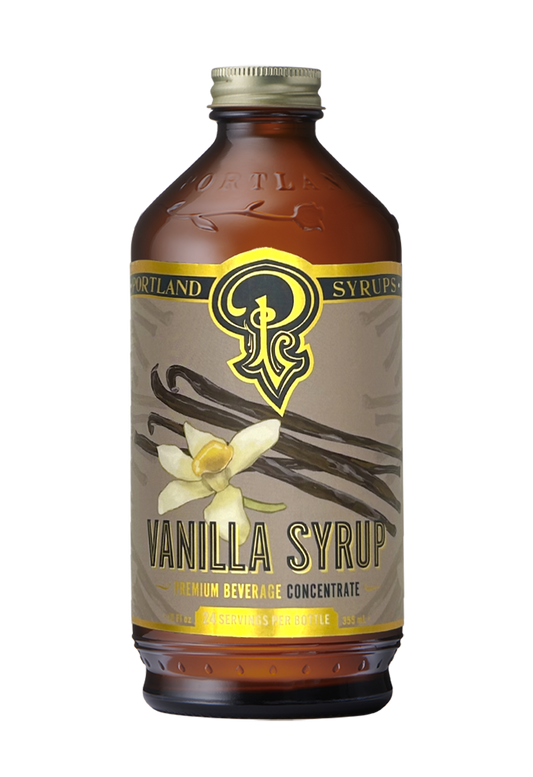 Portland Syrups - Vanilla Syrup 12 oz - Coffee Syrup