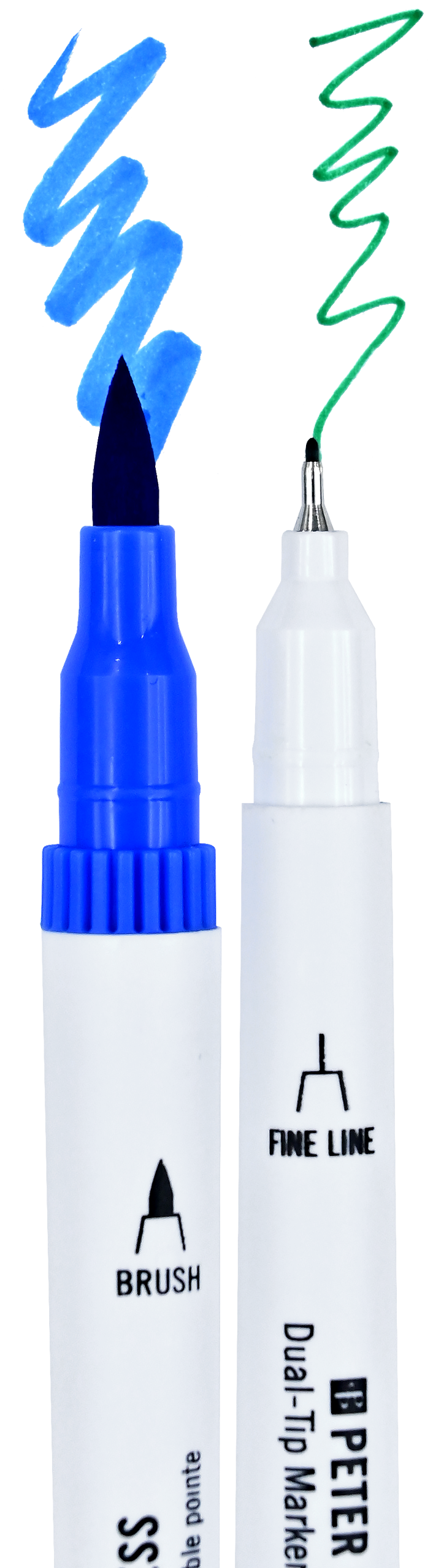 Peter Pauper Press - Studio Series Dual-Tip Coloring Markers (set of 60)