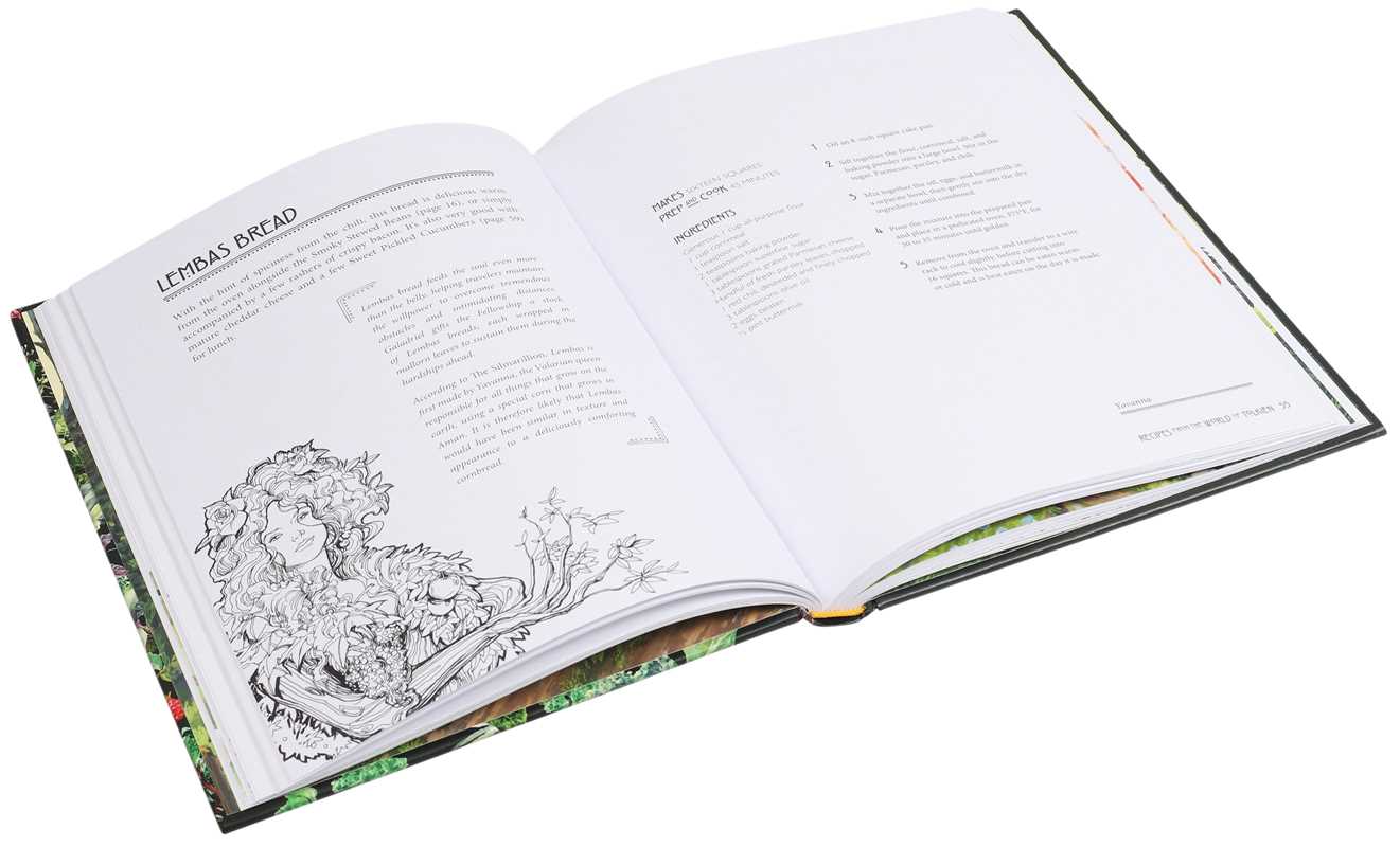 Simon & Schuster - Recipes from the World of Tolkien by Robert Tuesley Anderson: Hardcover; 176 pages / English