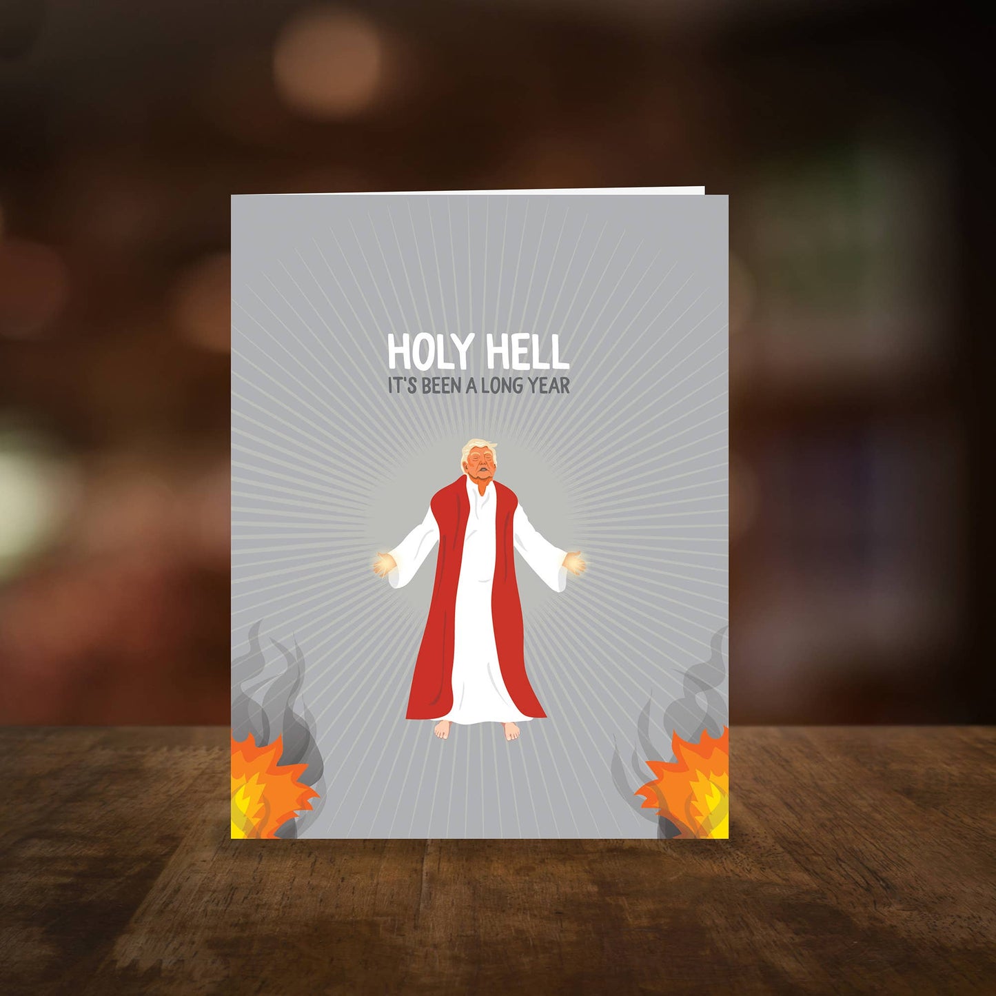 Modern Printed Matter - Holy Hell Trump "Dr" Long Year Card - Box of 8