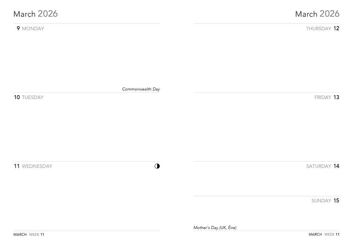 William Morris Gallery: Bourne 2026 Luxury Pocket Diary Planner - Week to View by: Diary; 128 pages / English