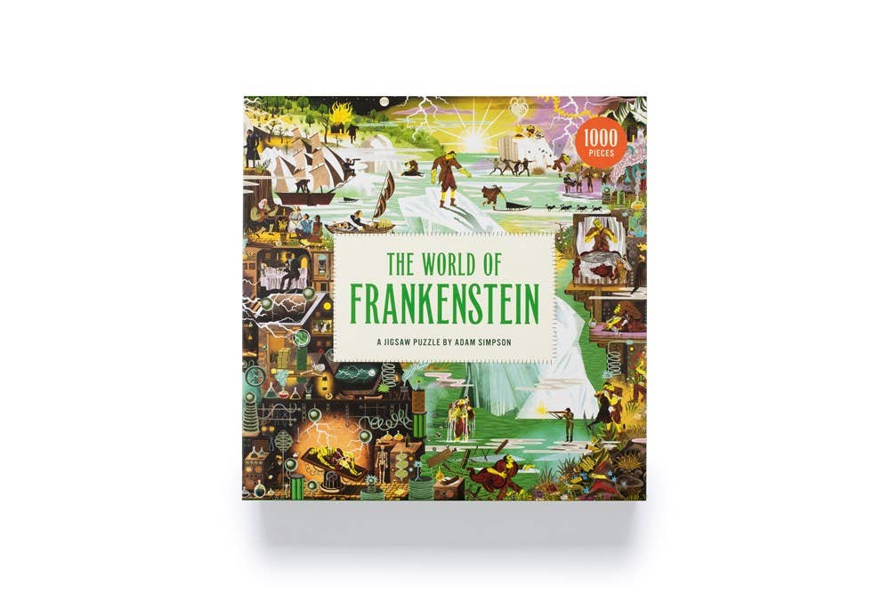 The World of Frankenstein 1000 Piece Puzzle - Stomping Grounds