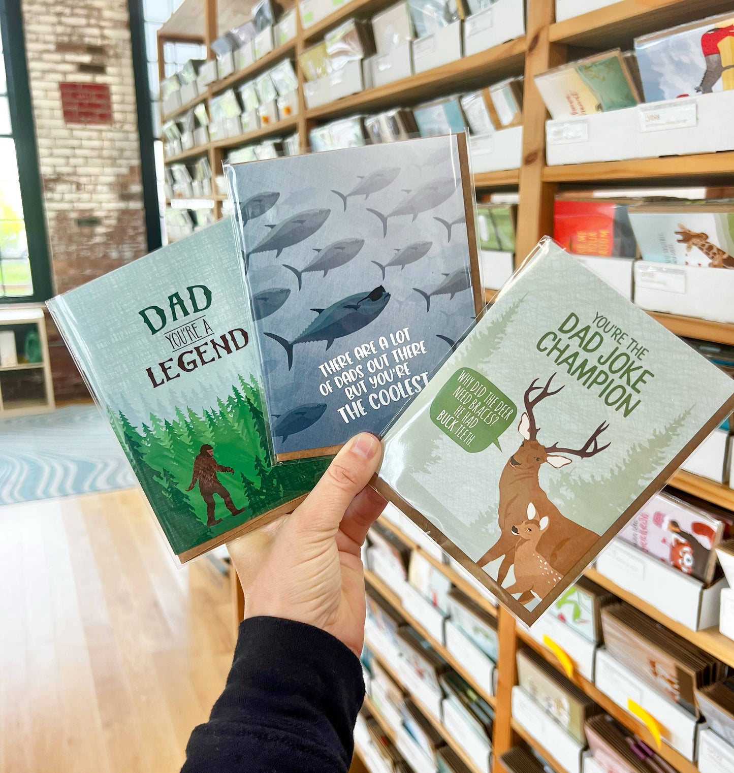 Modern Printed Matter - Sasquatch Legend Dad Card