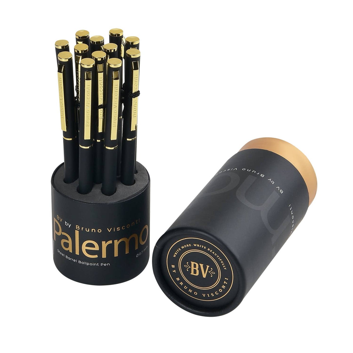 Palermo pens - Black and Gold