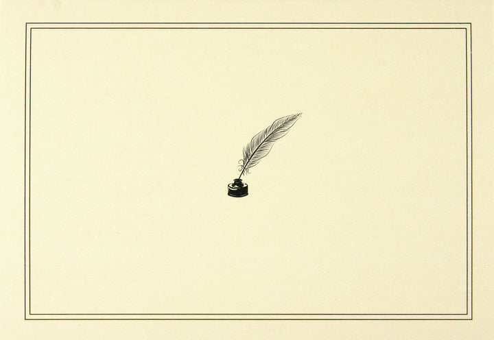 Quill Pen and Ink Note Cards - Peter Pauper Press