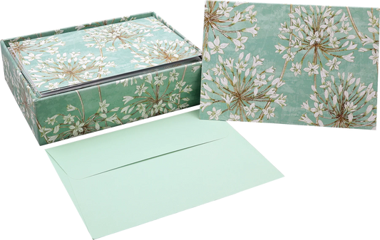Allium Blossoms Note Cards