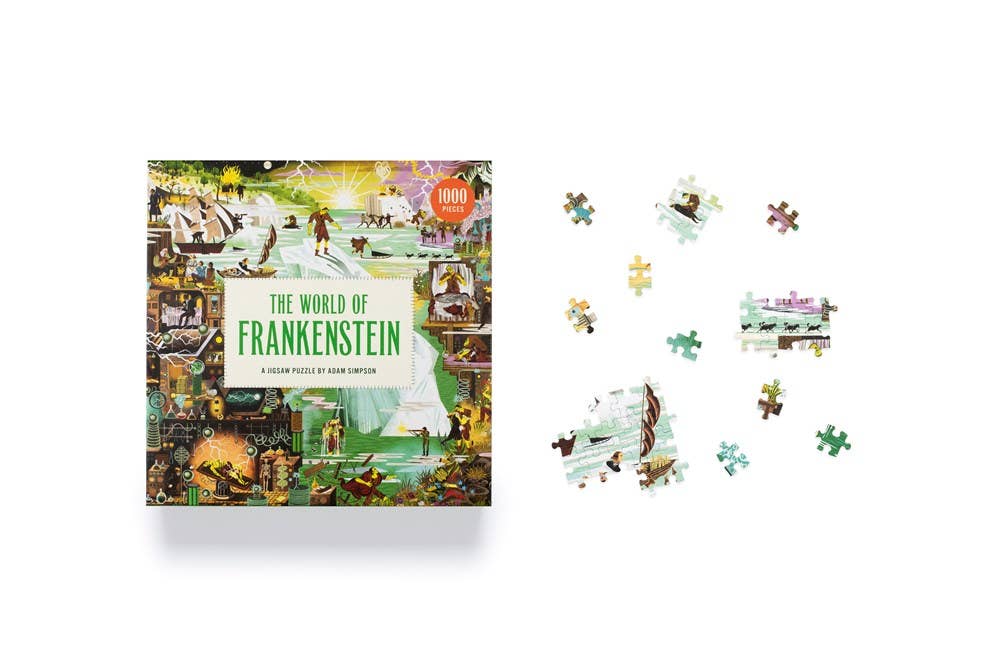 The World of Frankenstein 1000 Piece Puzzle - Stomping Grounds