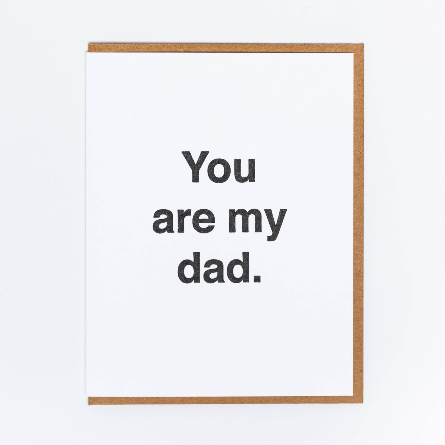 Lady Pilot Letterpress - Generic Dad Father's Day Greeting Card