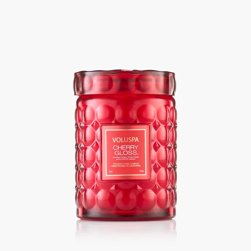 Cherry Gloss - Voluspa Large Jar Glass Candle