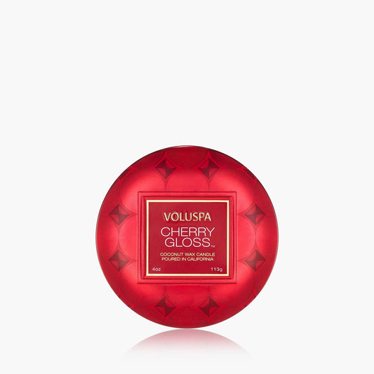 Cherry Gloss - Voluspa Mini Tin Candle