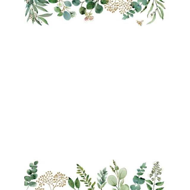 Letter-Perfect Stationary - Eucalyptus