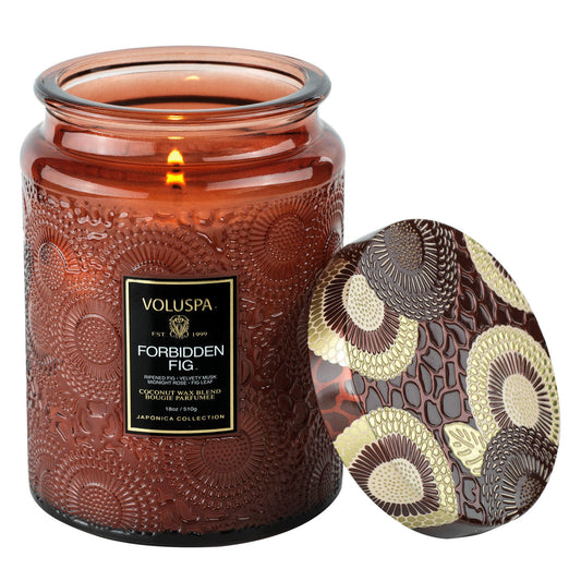 Forbidden Fig - Voluspa Large Jar Candle