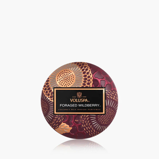 Foraged Wildberry - Voluspa Mini Tin Candle