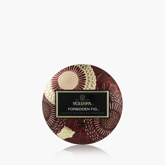 Forbidden Fig - Voluspa Mini Tin Candle