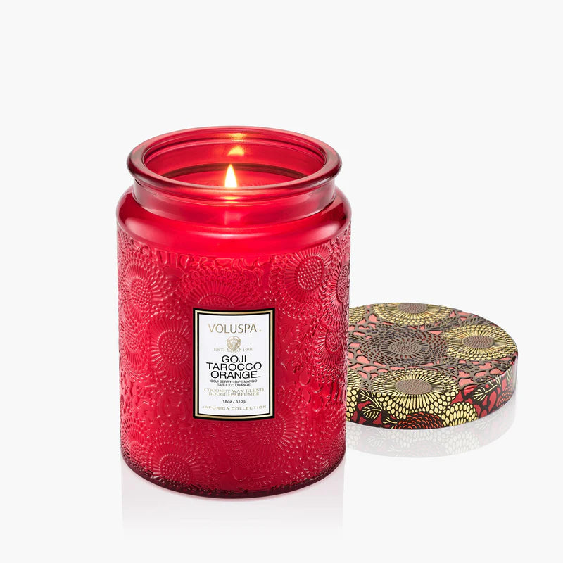 Goji Tarocco Orange - Voluspa Lar Jar Candle