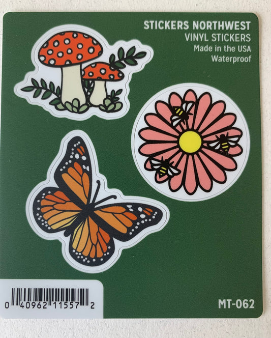 Nature Mini Trio Stickers
