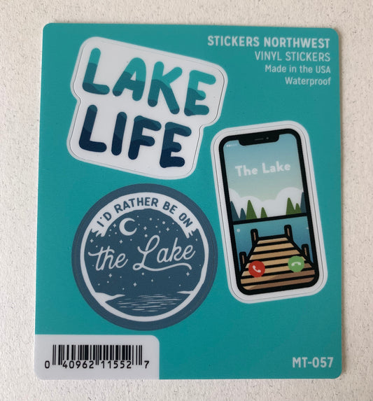 Lake Life Mini Trio Stickers